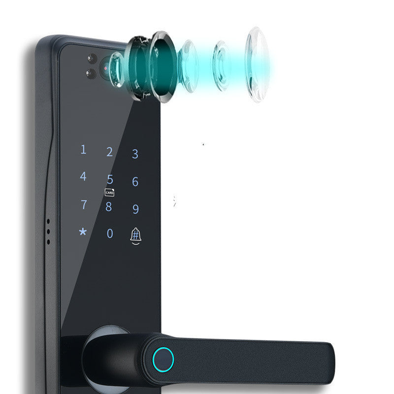 Serrure à Empreinte Digitale avec Caméra de Surveillance