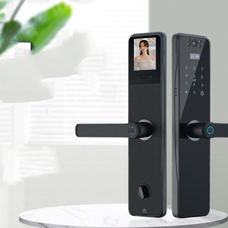 Serrure à Empreinte Digitale avec Caméra de Surveillance
