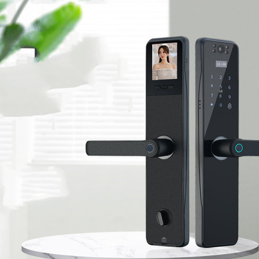 Serrure à Empreinte Digitale avec Caméra de Surveillance